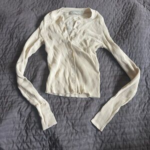 Everlane XS Cream Cardigan